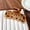 Bright yellow amber, variant on 6 PCS 4.1 Inch Large Claw Clips for Thick Hair, Double Layer Teeth Tortoise Shell Rectangle Hair Clips for Hat,Strong Hold Square Big Claw Clip Non Slip Baseball Jaw Clips Hair Accessories