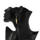 thumbnail image 4 of Pendientes colgantes KAIYANG para mujer con forma de aro cónico estilo B, 4 of 5