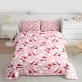 thumbnail image 2 of Castle Fairy Kawaii Christmas Snowman Full Size Comforter Sets 3-Piece for Preppy Child Kids,Polka Dots Bedding Comforter Set,Happy New Year Lightweight Bedding Sets,Lightweight Room Decor, 2 of 8