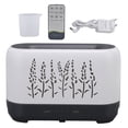 thumbnail image 1 of 200ml Flame Humidifier Super Quiet Essential Oil Diffuser with Flame Light for Home Office 100‑240V EU Plug, 1 of 22