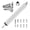 Silver1, variant on Screen Door Closers, Storm Door Closer Heavy Duty Screen Door Shock Adjustable Cushion Speed Screen Door Pneumatic Closer, Screen Security Doors Storm Door Shocks Smooth Door Closer