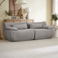 thumbnail image 2 of CQSXDA Cloud Boneless Loveseat Sofa, Modern Oversized Couch with Modular Design for Your Living Space, Grey, 2 of 5