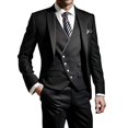 thumbnail image 3 of Trajes para hombres Disfraces de alta calidad 2024 Blazer Chaleco y pantalones 3 piezas Vestido de noche de negocios de boda Conjunto de traje de hombre de corte entallado, 3 of 5