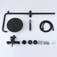 thumbnail image 4 of 2-Function Outdoor Shower System, Wall Mounted Shower Faucet Set with Rough-in Valve, 4 of 4