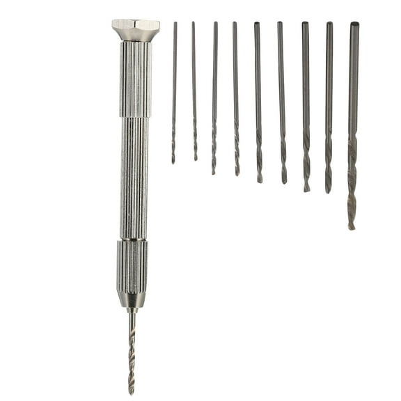 ROMANSENTIAL 1 Set Hand Drill Small Craft Drill for Jewelers 3.34 x 0.59 x 0.59 Inch