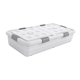 thumbnail image 4 of Caja de almacenamiento con ruedas debajo de la cama, contenedor multifunción transpirable con ruedas, organizador para dormitorio Altura 16cm, 4 of 8