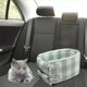 thumbnail image 3 of Cojín anti-sucio del del coche del perro del asiento de coche del Grid grande verde Sunnimix Asiento del coche de la perrera, 3 of 8