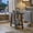 Gray, variant on Lumioca Rustic Grey End Table with Shelf, Side Table for Living Room and Bedroom