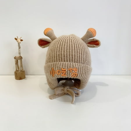 

QISIWOLE Children s Winter Earmuff With Cashmere Fisherman Hat Warm Hat clearance under 10