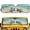 Beach Sea Turtles Print, variant on Pzuqiu Protect Your Vehicle from UV Rays Windshield Sun Shade for Off-road Interior Auto, Foldable Off-Road Windshield Sun Visor, Sunset Palm Tree Print
