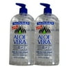 Fruit Of The Earth Aloe Vera 100 Gel, Crystal Clear - 2 Pack