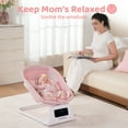 thumbnail image 2 of Pamo Babe Baby Swing for Newborns,5 Speeds swing modes,Canopy,Mosquito Net(Pink), 2 of 10