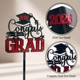 thumbnail image 4 of Acrylic Graduation Cake Topper Red 1 Pack For Graduation Party Celebration Cake Decoration, 4 of 8