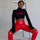 thumbnail image 5 of Leggings de cuero sexis para chicas callejeras, pantalones de cuero coloridos, pantalones con cremallera en la entrepierna, escenario de discoteca, baile en barra, 5 of 6