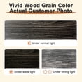 thumbnail image 6 of 24" X 80" 3-Lite Glass Door Solid Manufactured Wood Ancient Wood Color Bi-Fold Door With Installation Hardware, 6 of 6