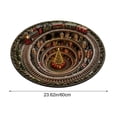 thumbnail image 2 of YAWUBT 3D Christmas Round Rug 2ft, Optical Illusion Christmas Rug for Indoor Outdoor Use, Household Absorbent NonSlip Mat Stain Resistance Mat for Living Room & Bedroom Christmas Decor, 2 of 6