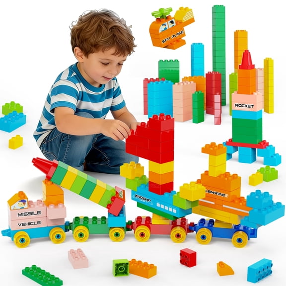 164-Piece Building Blocks Set for Kids Ages 3