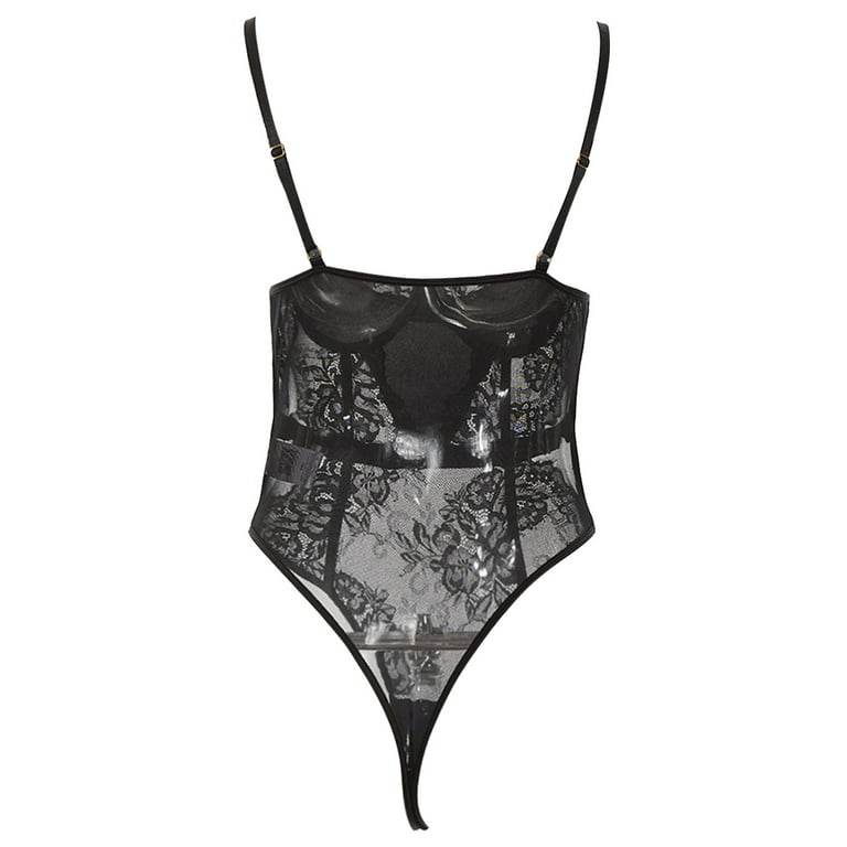 Aayomet Lingerie Set Women's Underwear Full Cup Bras For Big Women Silk  Lace Transparent Net Bra Panty Bras For Wome,Black L 
