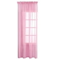 thumbnail image 2 of SPRING PARK 1Pc Solid Color Sheer Tulle Window Screening Curtains Drape Room Door Divider, 2 of 7
