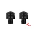 thumbnail image 4 of 2pcs 10mm Motorbike Motorcycle Mirror Hole Plug Normal Screw Black Universal, 4 of 7