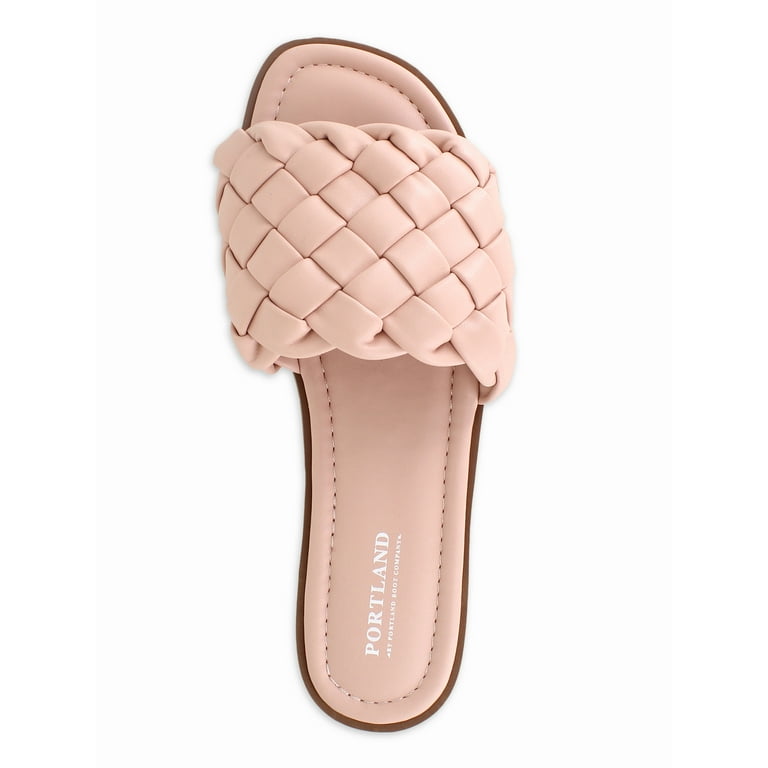 Women's woven deals slides