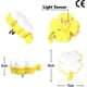 thumbnail image 3 of Luz de noche con toma de corriente eléctrica, 2 lámparas, lámpara de noche portátil para habitación infantil, luz de noche automática para lactancia, lámpara de pared LED para escaleras C, 3 of 5