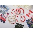 thumbnail image 3 of Set de 7 pulseras de cuentas Poasrelax Canadá Fútbol, 3 of 5