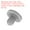 Grey, variant on Uxcell 40 Count Silicone Round Snap, Furniture Hole Plug Black 8mm
