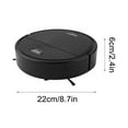 thumbnail image 3 of NSESSHome 3 in 1 Wireless Rechargeable Sweeping Robot Vacuum Cleaner with Mopping, Suction, and Edge Cleaning - Quiet, Intelligent Design for Home Use, 3 of 7