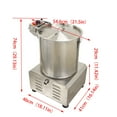 thumbnail image 2 of Adjustable Speed Vegetable Water Thrower Dehydrator Stainless Steel Kitchen Food Water Thrower Machine, 2 of 13