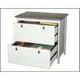 thumbnail image 4 of Saint Birch Finley 2-Drawer Modern Wood Lateral File Cabinet in White/Gray Oak, 4 of 6