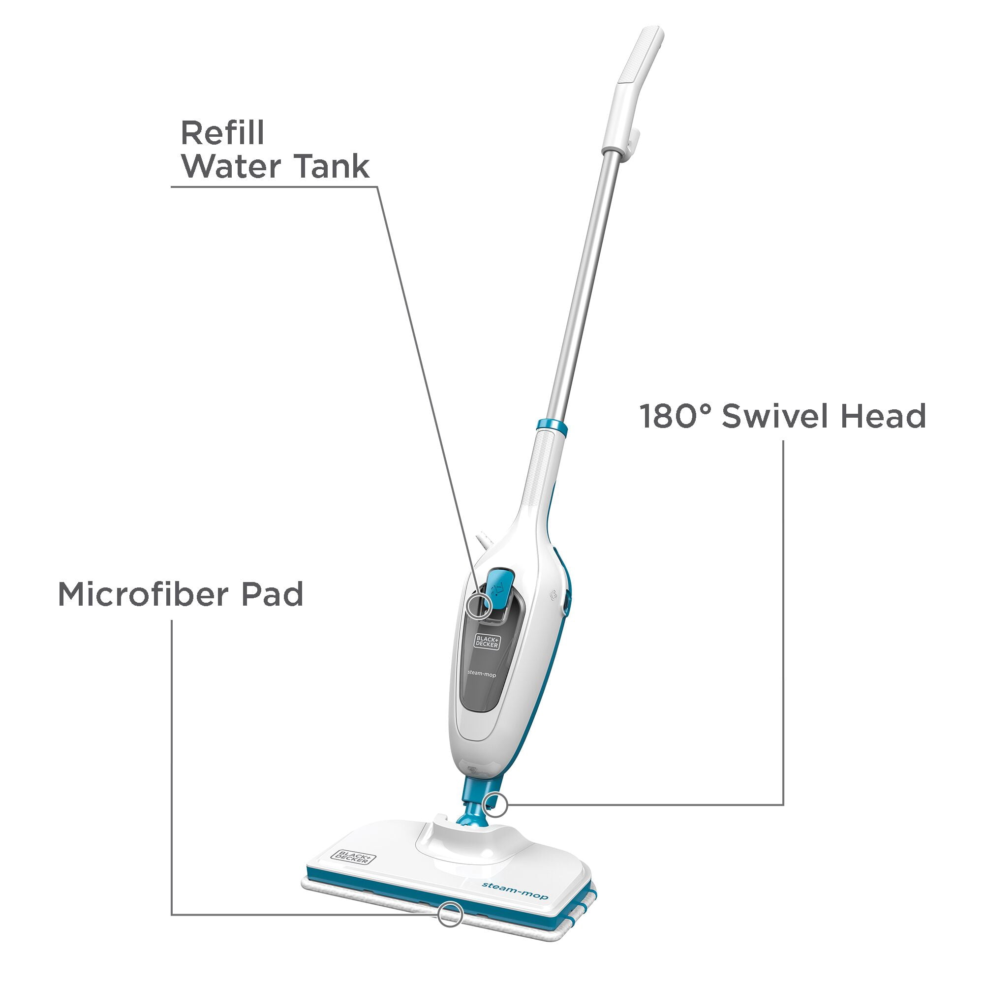 BLACK+DECKER Classic Steam-Mop HSM13E1
