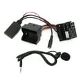 thumbnail image 2 of Audio Wire Adaptor,  5.0 DC12V Stable Transmission  Harness Connector With Microphone For Car, 2 of 8
