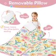 thumbnail image 3 of Pioneer Flower Floral Print Pattern Toddler Nap Mats for Kids Preschool,Sleeping Mat Bag or Kids,Toddler Sleeping Bag,Toddler Nap Mat or Daycare, 3 of 6