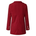 thumbnail image 4 of Women's Plus Size Winter Long Sleeve Button Front Casual Coat Long Length Outerwear, 4 of 9