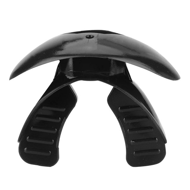 Protector bucal de TPR para adultos, para boxeo, baloncesto y rugby (negro)