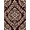 Red, Pattern 5, variant on ODIKA 4'x6' Machine Washable Non-Slip Area Rug, Antique Burgundy High Traffic Rug, Red, 1111264