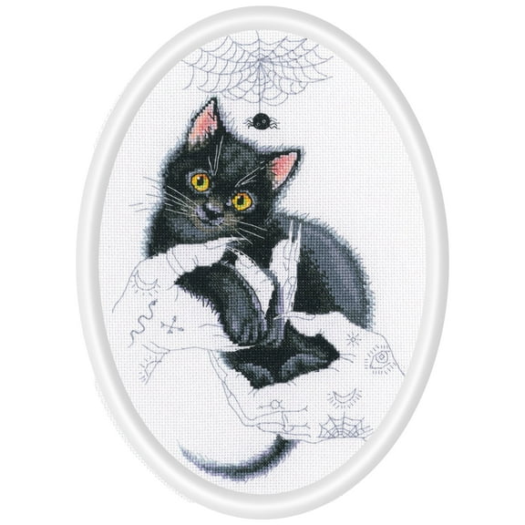 Cat magic M905 Counted Cross Stitch Kit
