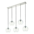 thumbnail image 3 of Baxter 5 Lights Chrome Pendant With Clear Glass, 3 of 3
