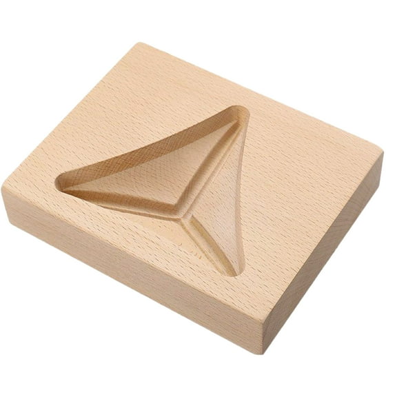 FRCOLOR  Cake Pop Molds Shapes Wooden Triangle Shaped Baking Pastry