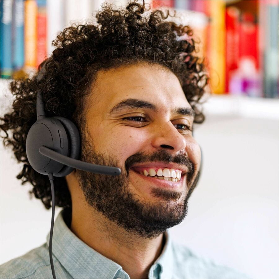 Logitech Zone Wired 2, Noise-Canceling Headset with Adaptive Hybrid ANC, USB-C with USB-A adapter, Graphite