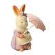 thumbnail image 1 of Figura de animal de resina, estatua de jardín, decoración de patio pequeño, figura de conejo para el hogar con paraguas, 1 of 9