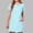 Light Blue, variant on Spazoro Girls Eyelet Shift Dress with Front Pockets, Breathable Summer Crew Neck Short Sleeve Casual A-Line Dresses Black Size 6