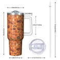 thumbnail image 2 of Modern 40oz Tumbler– Stainless Steel Insulated Tumbler with Handle and Straw, Large Capacity Travel Cup for Hot & Cold Drinks, 2 of 7