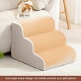 thumbnail image 6 of Dog Stairs for Small Dogs, High Density Foam Dog Ramp, Extra Wide Non-Slip Pet Steps for High Beds Or Couch, Soft Foam Doggie Ladder for Dogs Injured, Older Pets, Small Cats, 6 of 8
