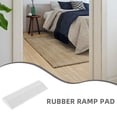 thumbnail image 3 of FESTFENDS 4Pcs White Rubber Ramp Mats for Door Thresholds Easy Install for Home Office and Wheelchair Use, 3 of 8