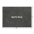 thumbnail image 6 of Better Homes & Gardens Cotton Reversible Bath Rug, Grey Flannel, 17" x 24", 6 of 11
