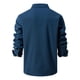 thumbnail image 2 of Camisa De Botones Para Hombre Camisa lavada de primavera y otoño para hombre Chaqueta de manga larga de negocios de moda informal de algodón elástico (Dark Blue, XL), 2 of 3