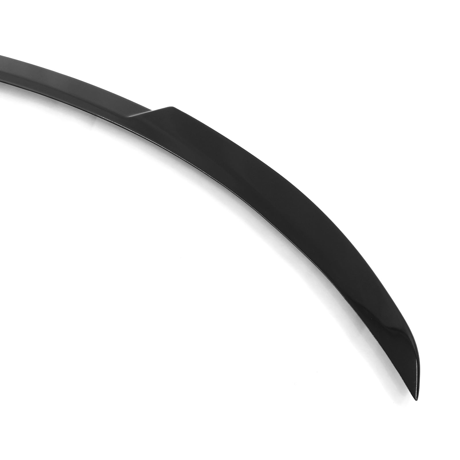 Ikon Motorsports Compatible with 20-24 Tesla Model Y IKON Style ABS Rear Trunk Spoiler Wing - Gloss Black