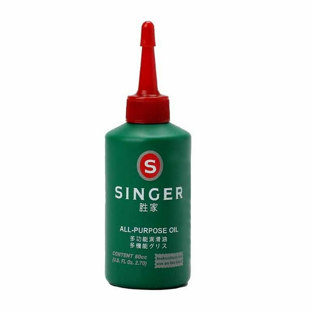 Sewing Machine Oil, 80ml, High-Efficiency Lubricant, Reduces Wear, High-Purity Synthetic Formula, Rust & Oxidation Resistant